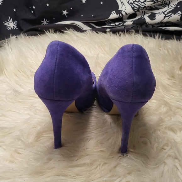 Blue Velour Le Chsteau high heels - Picture 3 of 3